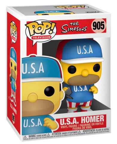 Figurine Funko Pop ! N°905 - Simpsons - Usa Homer